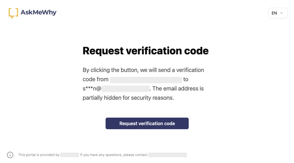 Code im Gastportal anfordern