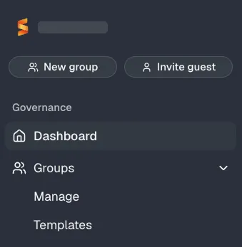 Button Invite guest im Admin Center